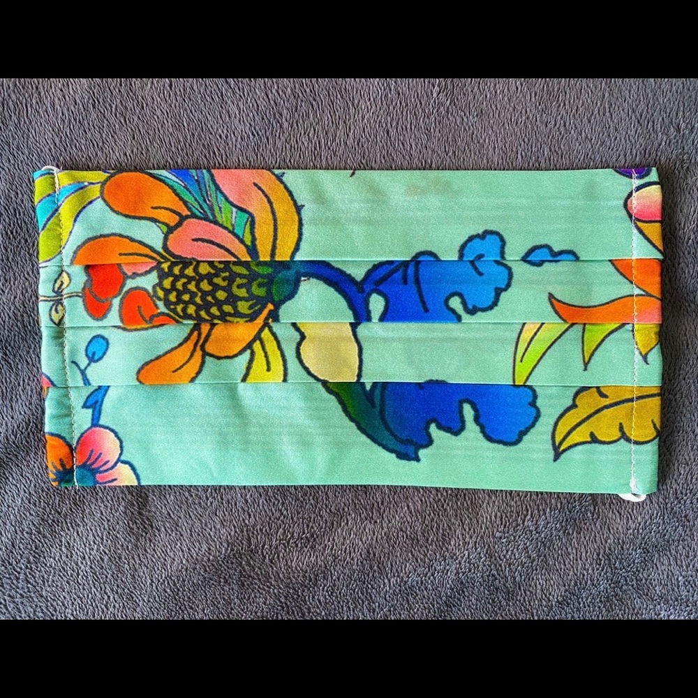 Johnny Was Tropical Silk Face Mask